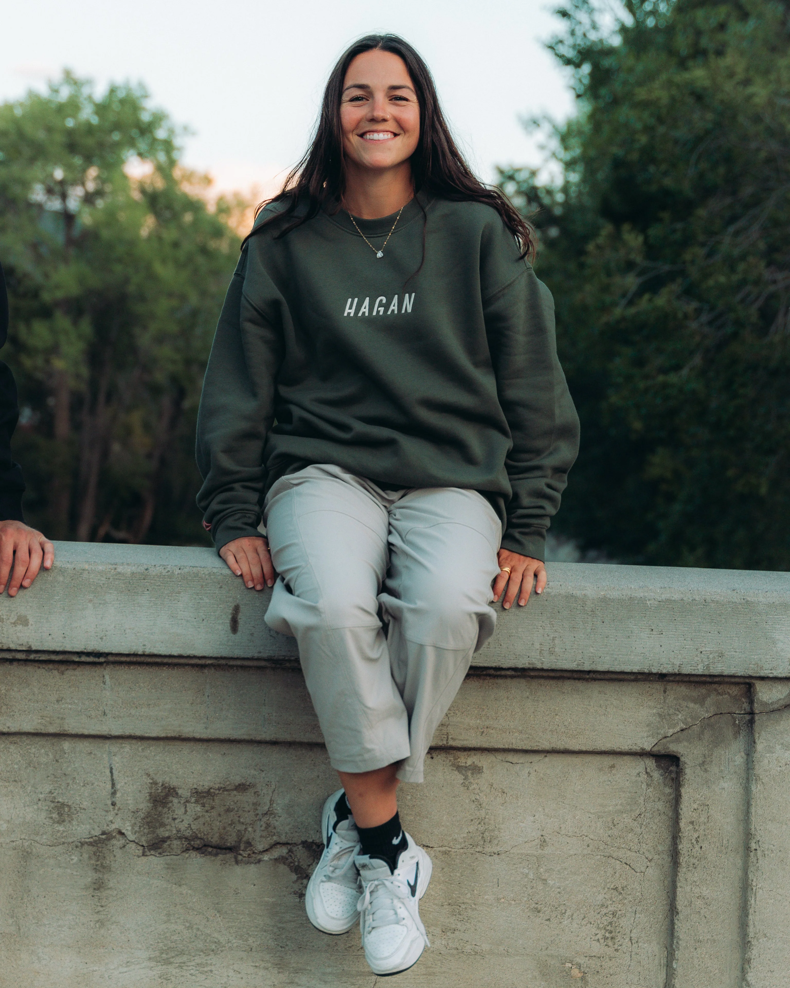 HAGAN Embroidered Crewneck - Image 3