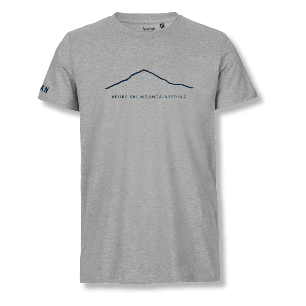HAGAN Men's T-Shirt Grey Pure Ski Mountaineering
